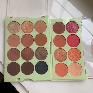 Eyeshadow palettes